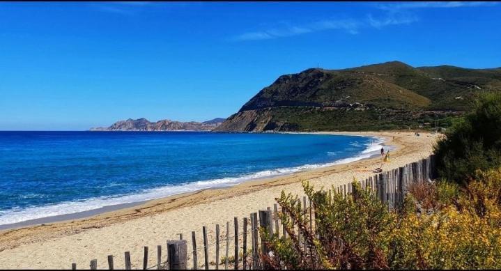 Capra Scorsa - Appt Vue Mer Et Piscine Partagee Belgodère Kültér fotó